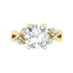 Twisting Vine Diamond Engagement Ring (2.08 CTW) Top Flat View