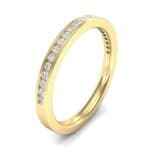 Extra-Thin Channel-Set Diamond Ring (0.2 CTW) Perspective View