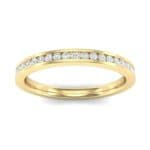 Extra-Thin Channel-Set Diamond Ring (0.2 CTW) Top Dynamic View