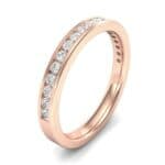 Thin Channel-Set Diamond Ring (0.31 CTW) Perspective View