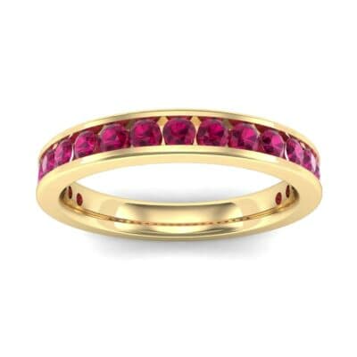 Medium Channel-Set Ruby Ring (1.83 CTW) Top Dynamic View