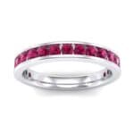 Medium Channel-Set Ruby Ring (1.83 CTW) Top Dynamic View
