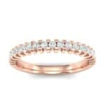 Thin Square Shared Prong Diamond Ring (0.31 CTW) Top Dynamic View