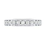 Square Shared Prong Diamond Ring (0.57 CTW) Top Flat View