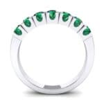 Seven-Stone Emerald Ring (1.12 CTW) Side View