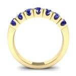 Seven-Stone Blue Sapphire Ring (1.12 CTW) Side View