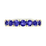 Seven-Stone Blue Sapphire Ring (1.12 CTW) Top Flat View