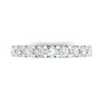 Square Prong Diamond Ring (0.83 CTW) Top Flat View
