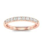 Thin Surface Prong Set Diamond Ring (0.25 CTW) Top Dynamic View