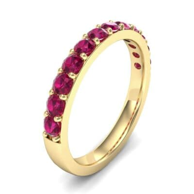 Surface Prong Set Ruby Ring (0.82 CTW) Perspective View