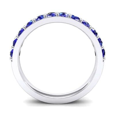 Surface Prong Set Blue Sapphire Ring (0.82 CTW) Side View
