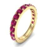 Wide Surface Prong Set Ruby Ring (1.67 CTW) Perspective View