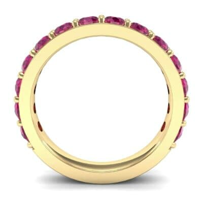 Wide Surface Prong Set Ruby Ring (1.67 CTW) Side View