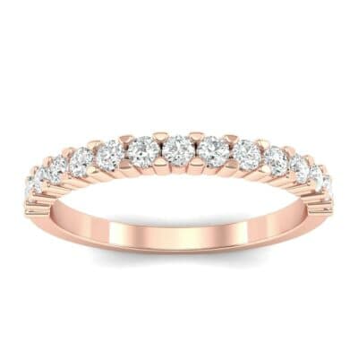 Thin Shared Prong Diamond Ring (0.38 CTW) Top Dynamic View