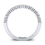 Thin Shared Prong Diamond Ring (0.38 CTW) Side View