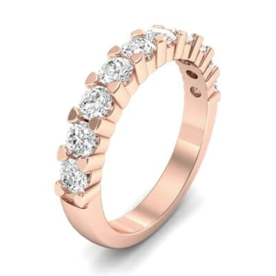 Wide Shared Prong Diamond Ring (1 CTW) Perspective View
