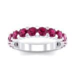 Wide Shared Prong Ruby Ring (1.92 CTW) Top Dynamic View