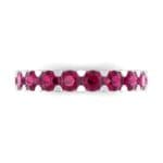 Wide Shared Prong Ruby Ring (1.92 CTW) Top Flat View