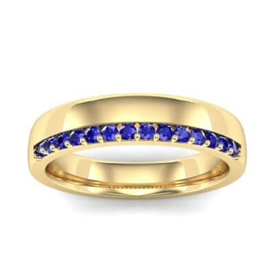 Illusion-Set Blue Sapphire Ring (0.21 CTW) Top Dynamic View