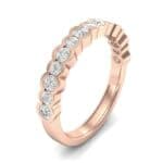 Contoured Channel-Set Diamond Ring (0.4 CTW) Perspective View