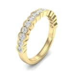 Contoured Channel-Set Diamond Ring (0.4 CTW) Perspective View