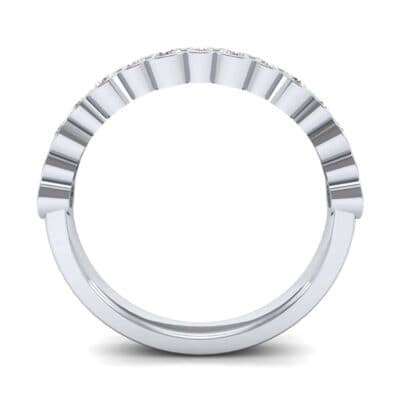 Contoured Channel-Set Diamond Ring (0.4 CTW) Side View