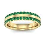 Double Emerald Edge Ring (1.04 CTW) Top Dynamic View