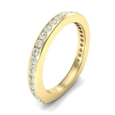 Squared Shank Diamond Ring (0.47 CTW) Perspective View