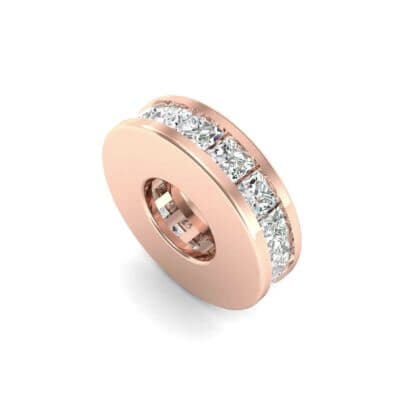Princess-Cut Diamond Spacer Bead (0.48 CTW) Perspective View