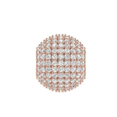 Full Pave Diamond Ball Charm (1.59 CTW) Perspective View