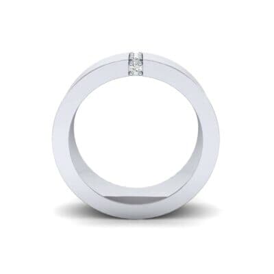 Vertical Channel Diamond Ring (0.08 CTW) Side View