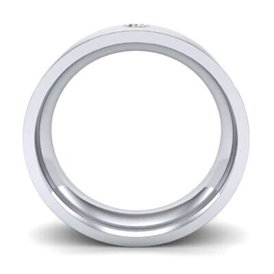 Single Round-Cut Diamond Ring (0.07 CTW) Side View