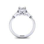 Vintage Shoulder Diamond Engagement Ring (0.8 CTW) Side View