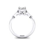 Vintage Shoulder Diamond Engagement Ring (0.8 CTW) Side View