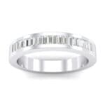 Channel-Set Baguette Crystal Ring (0.6 CTW) Top Dynamic View
