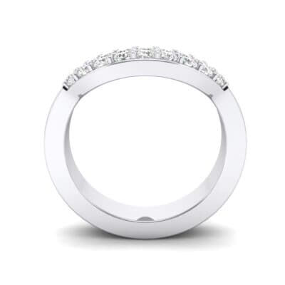 Curved Two-Row Crystal Ring (0 CTW) Side View