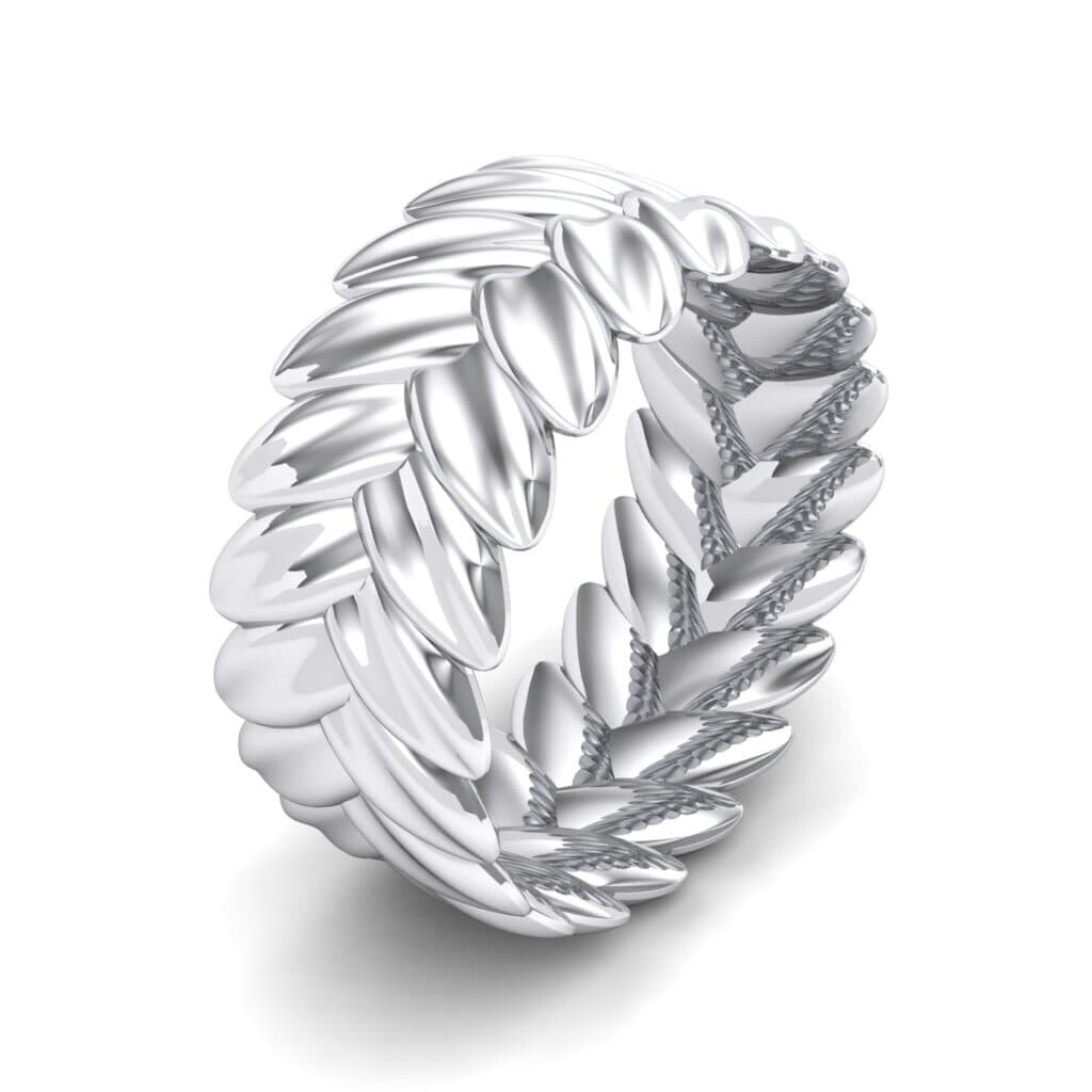Wreath Ring (0 CTW) 5872 Render 1 01 Camera1 Metal 4 White Gold 0 Floor 0 Emitter Aqua Light 0