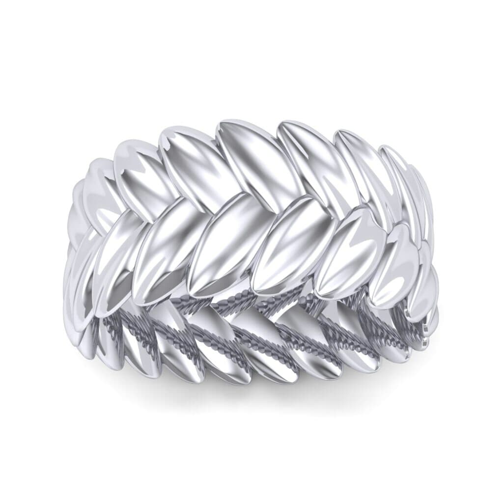 Wreath Ring (0 CTW) 5872 Render 1 01 Camera2 Metal 1 Platinum 0 Floor 0 Emitter Aqua Light 0