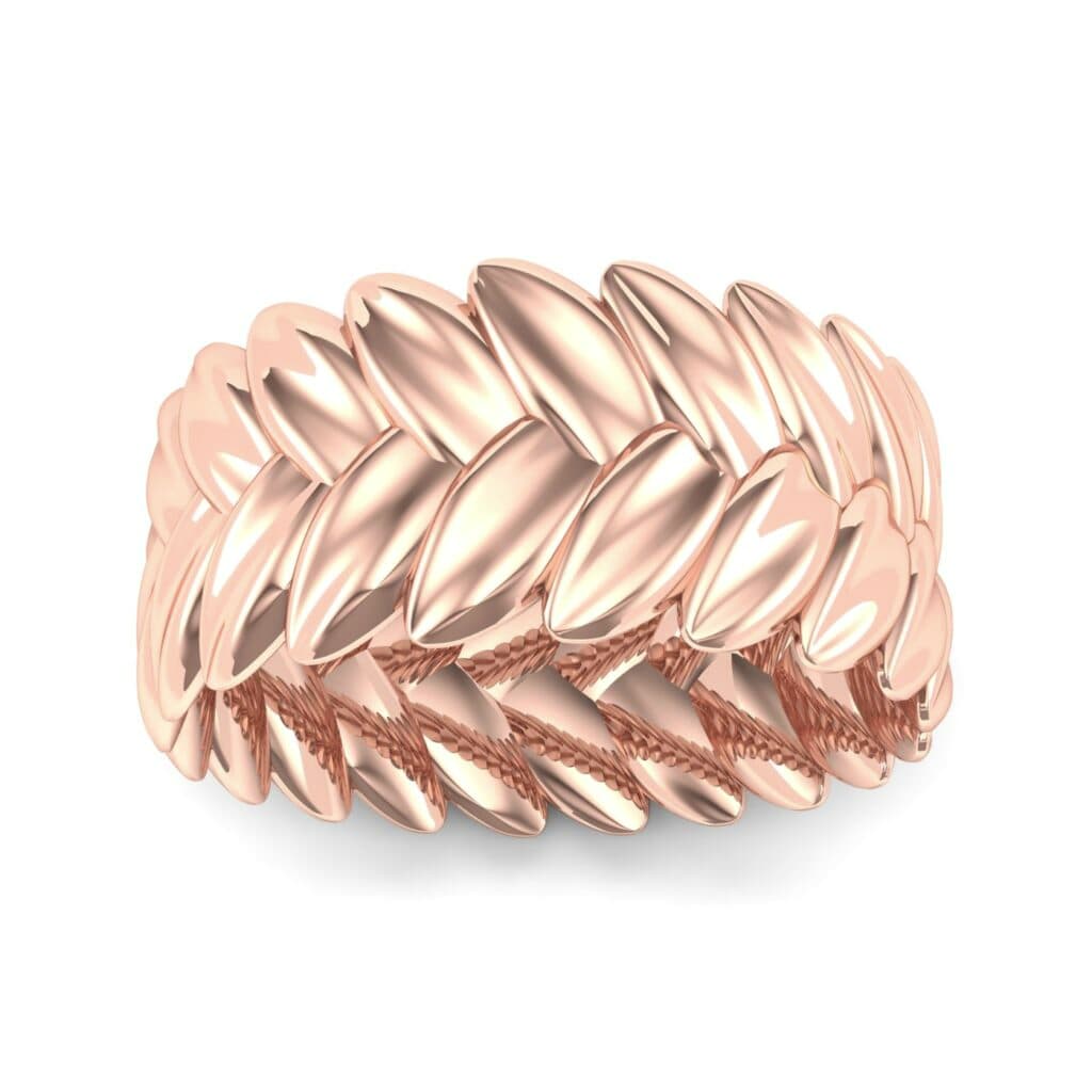 Wreath Ring (0 CTW) 5872 Render 1 01 Camera2 Metal 2 Rose Gold 0 Floor 0 Emitter Aqua Light 0