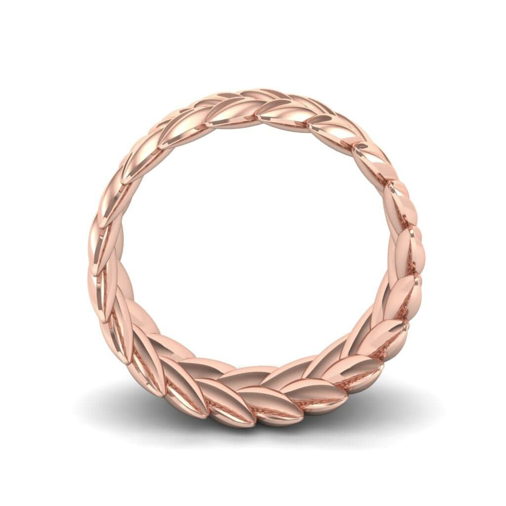 Wreath Ring (0 CTW) 5872 Render 1 01 Camera3 Metal 2 Rose Gold 0 Floor 0 Emitter Aqua Light 0