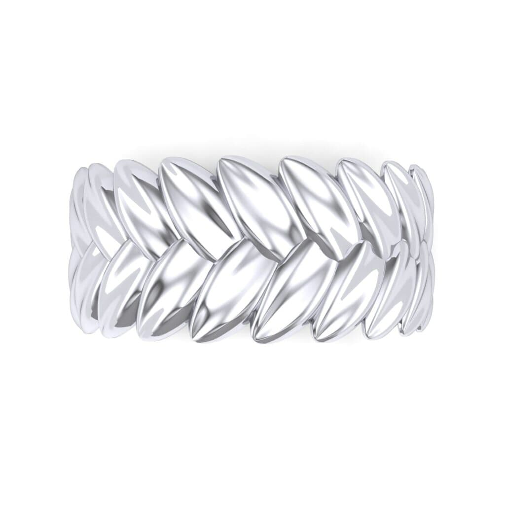 Wreath Ring (0 CTW) 5872 Render 1 01 Camera4 Metal 1 Platinum 0 Floor 0 Emitter Aqua Light 0