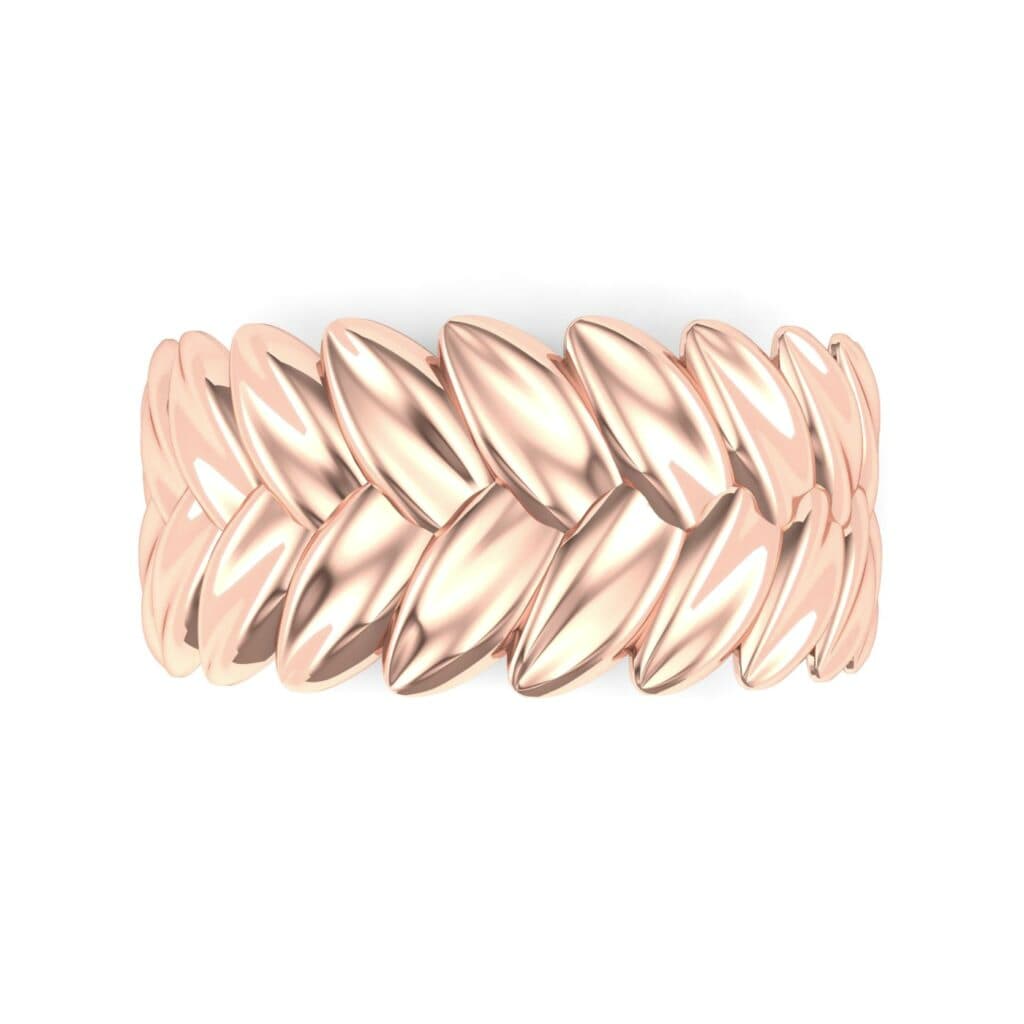 Wreath Ring (0 CTW) 5872 Render 1 01 Camera4 Metal 2 Rose Gold 0 Floor 0 Emitter Aqua Light 0