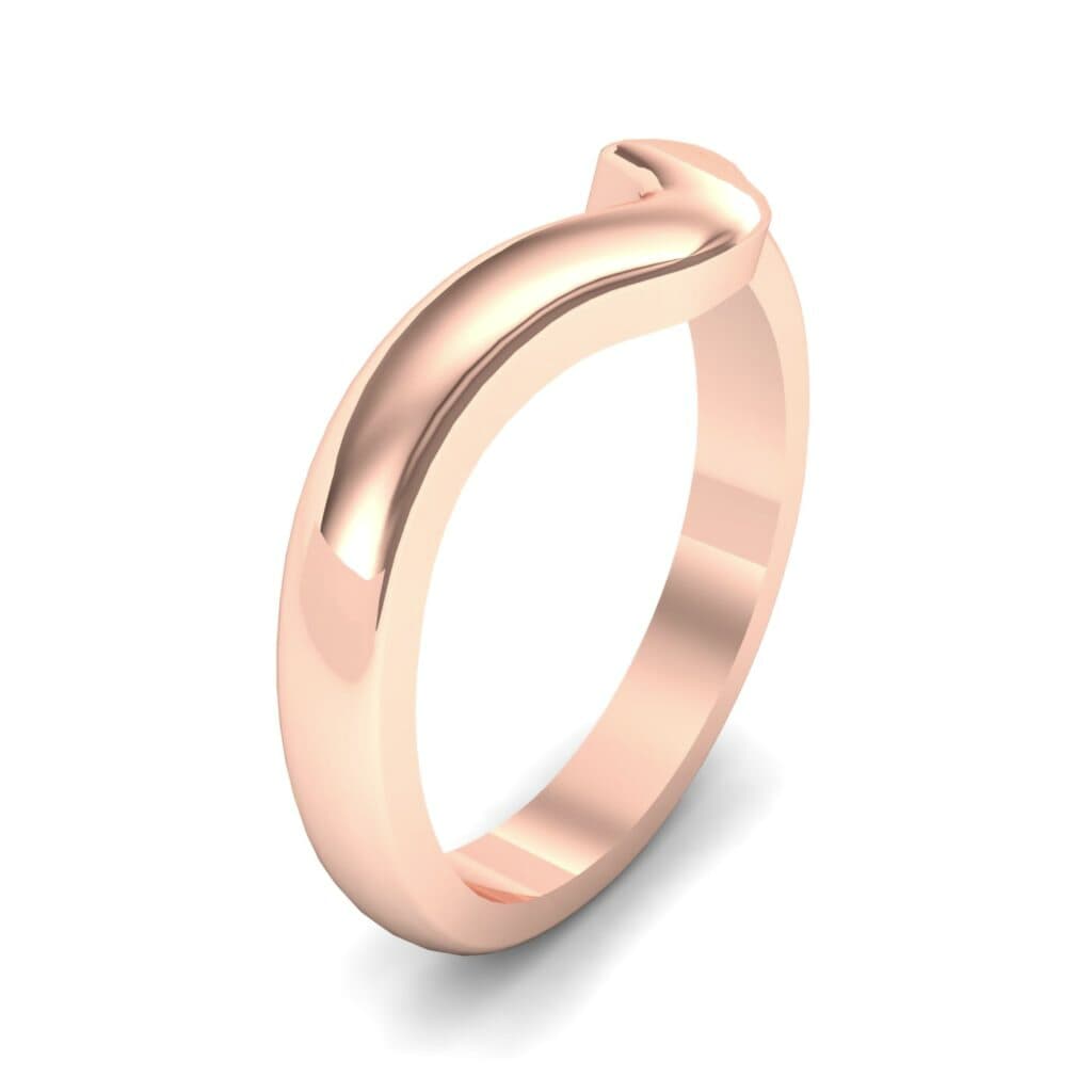 Curved Summit Ring (0 CTW) 6141 Render 1 01 Camera1 Metal 2 Rose Gold 0 Floor 0 Emitter Aqua Light 0