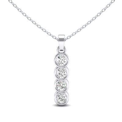 Infinity Crystal Journey Pendant (1.4 CTW) Top Dynamic View