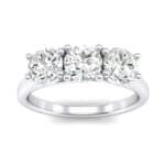 Trinity Trellis Crystal Engagement Ring (1.05 CTW) Top Dynamic View