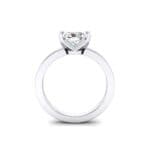 Classic Radiant-Cut Solitaire Diamond Engagement Ring (0.9 CTW) Side View