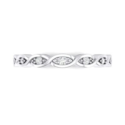 Marquise Diamond Ring (0.09 CTW) Top Flat View