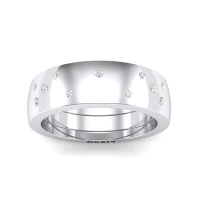 Wide Stellar Embedded Diamond Ring (0.14 CTW) Top Dynamic View