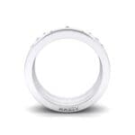 Wide Stellar Embedded Diamond Ring (0.14 CTW) Side View