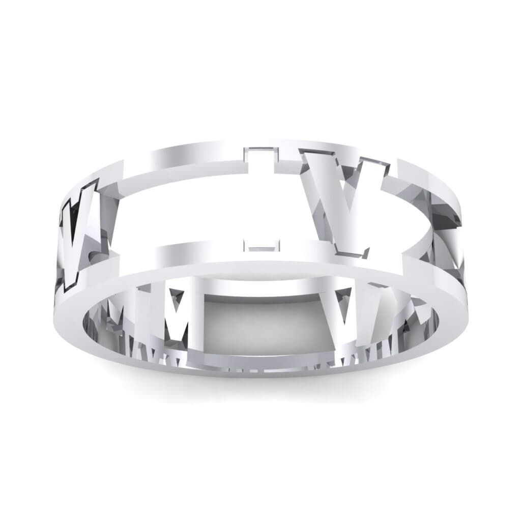 Wide Roman Cutout Ring (0 CTW) 4086 Render 1 01 Camera2 Metal 4 White Gold 0 Floor 0 Emitter Aqua Light 0
